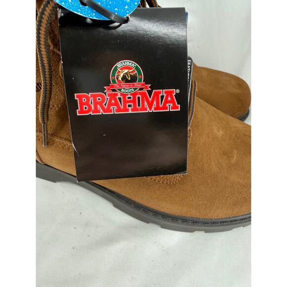 Brahma Men\'s Waterproof Bravo II Oil Resistant Work Boots 11W Root Beer Brown main image 4